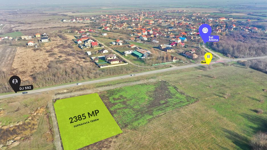 Vanzare | Teren industrial | 2385 MP | Apa Curent Canal | Mosnita Noua - Poză 3