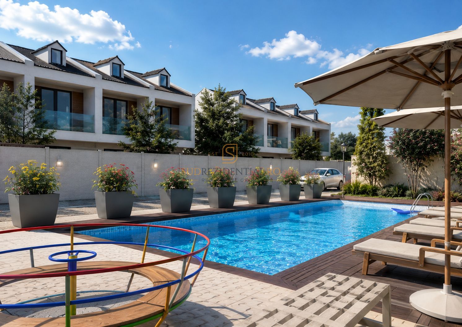 Vila individuala | Ansamblu privat cu piscina Bragadiru-Independentei - Poză 3