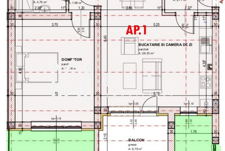 Apartament 2 camere | Semidecomandat | Zona Brana - Poză 1