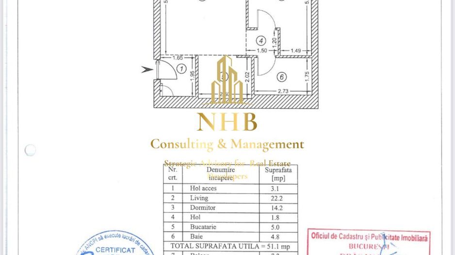 Apartament de vanzare -2 camere One Cotroceni Park-COMISION 0 - Poză 16