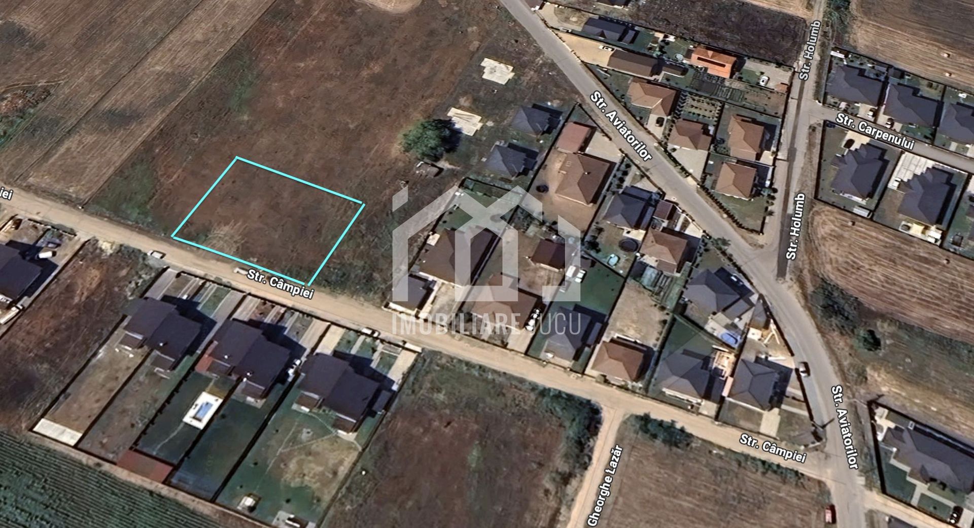 Teren 2900 mp Jucu | 57 ml front | Str. Câmpiei | 60 €/mp - Poză 1