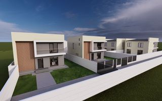 Vanzare 3 vile individuale noi cu design contemporan si teren generos - Poză 8