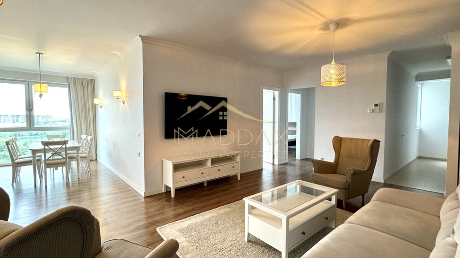 4 rooms apartment - 122 sqm/ Rented/ 1 Parking / Floreasca - Lake View - Poză 1