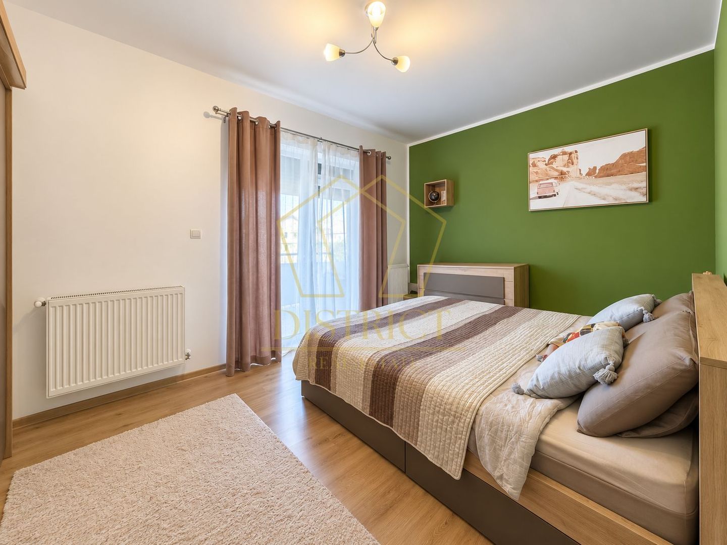 Apartament Superb cu 3 camere mobilat | terasa de 12 mp | Giroc | asfalt. - Poză 7