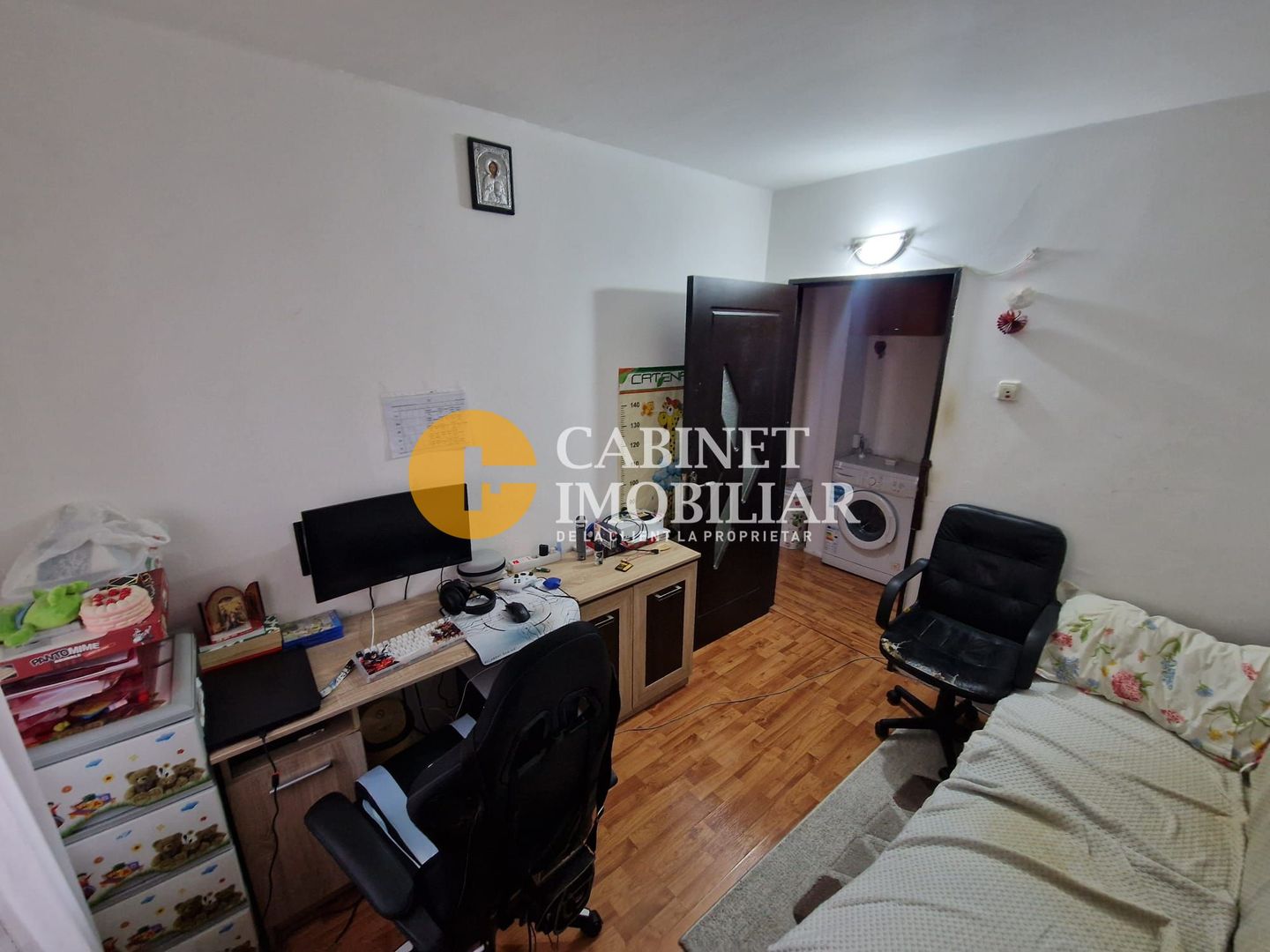 3 camere semidecomandat-mobilat/utilat-Zona Zimbru - Poză 4