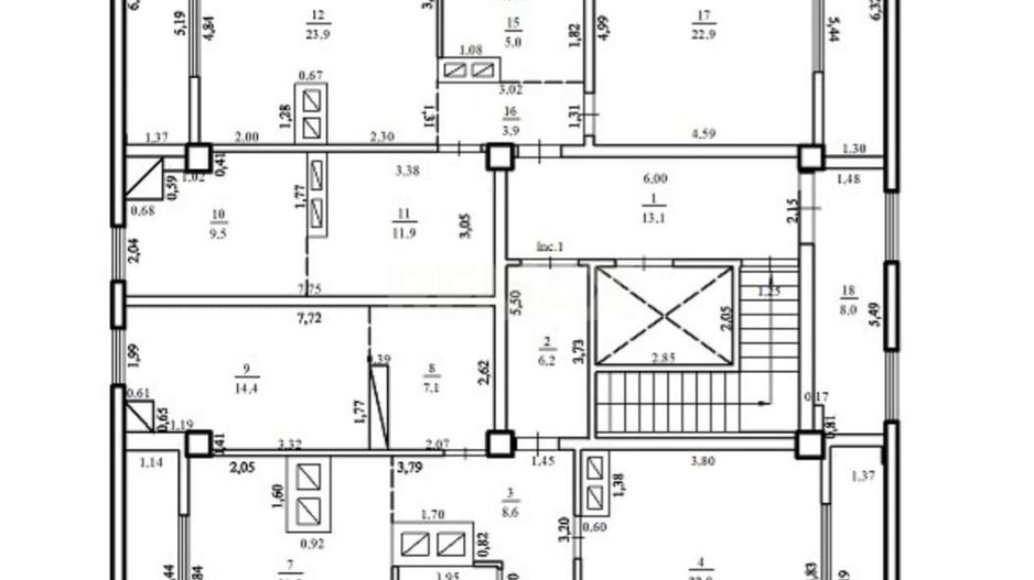 Penthouse 92,2 m² în Buiucani | Terase generoase | Lift direct - Poză 22