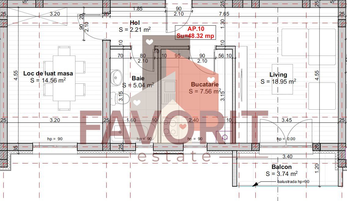 Strada asfaltata. Disponibil imediat. Aproape de parc si Profi - Schiță 10