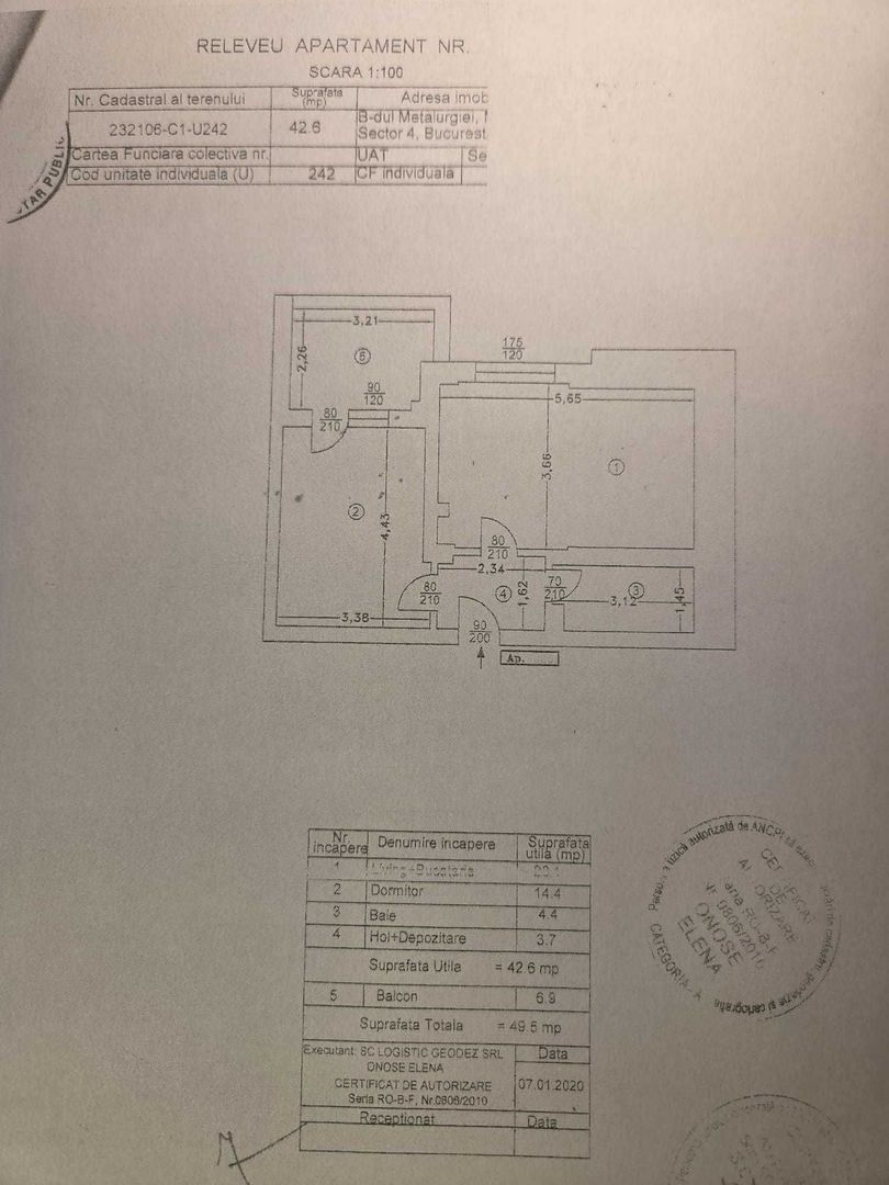 Vânzare apartament 2 camere, Metalurgiei-Metrou Dimitrie Leonida Comision 0 % - Poză 8