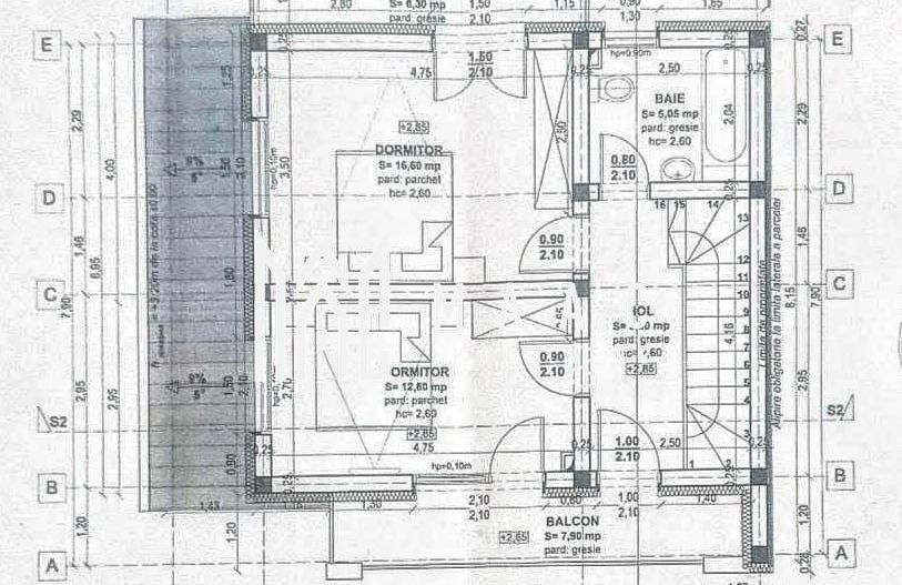 Duplex modern | 4 camere |  Zona Gusterita | Comision 0 - Schiță 7