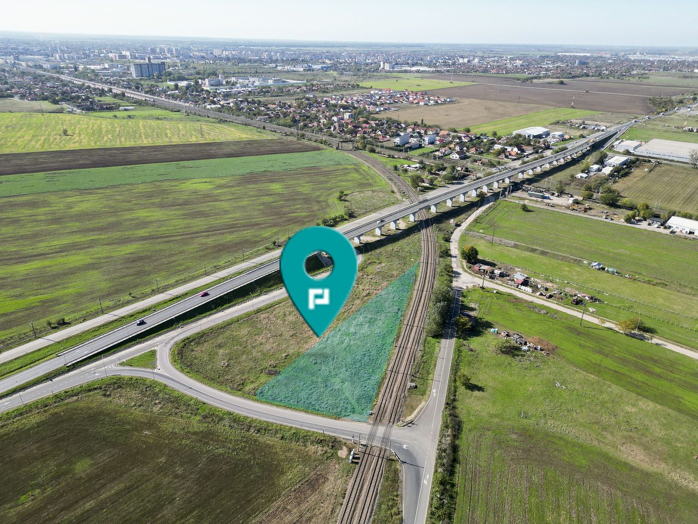 Teren 2235mp în zona industriala Nord, Arad - Poză 1