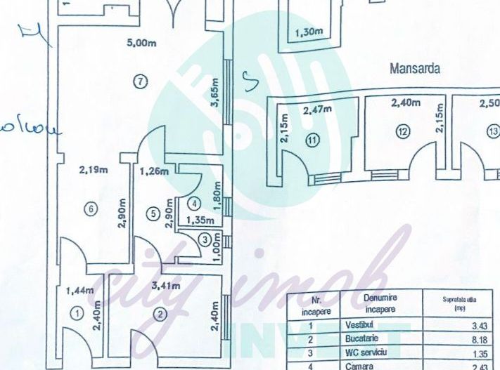 Apartament 80 mp in vilă 1935| Piața Unirii | Curte + Boxă 10 mp - Poză 10