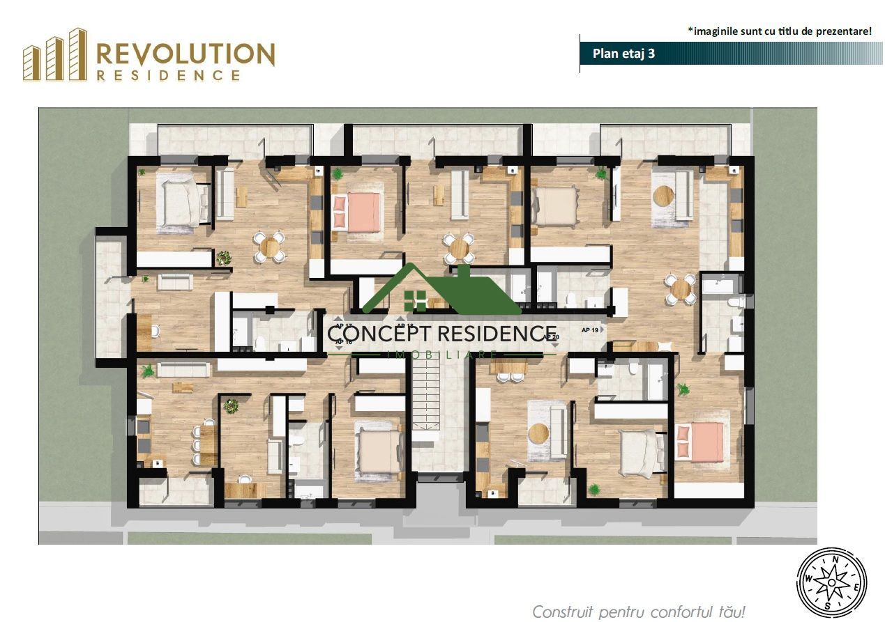 Studio / Birou | Revolution Hills – Str. Oltului | Comision 0% - Poză 7