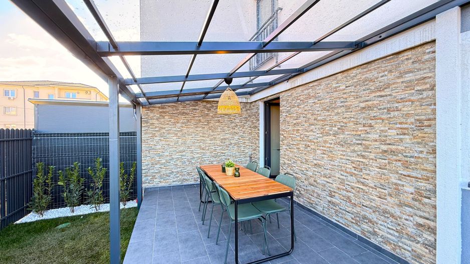 PRIMA INCHIRIERE. Casa moderna si cocheta. Curte amenajata. Loc de parcare. - Poză 10