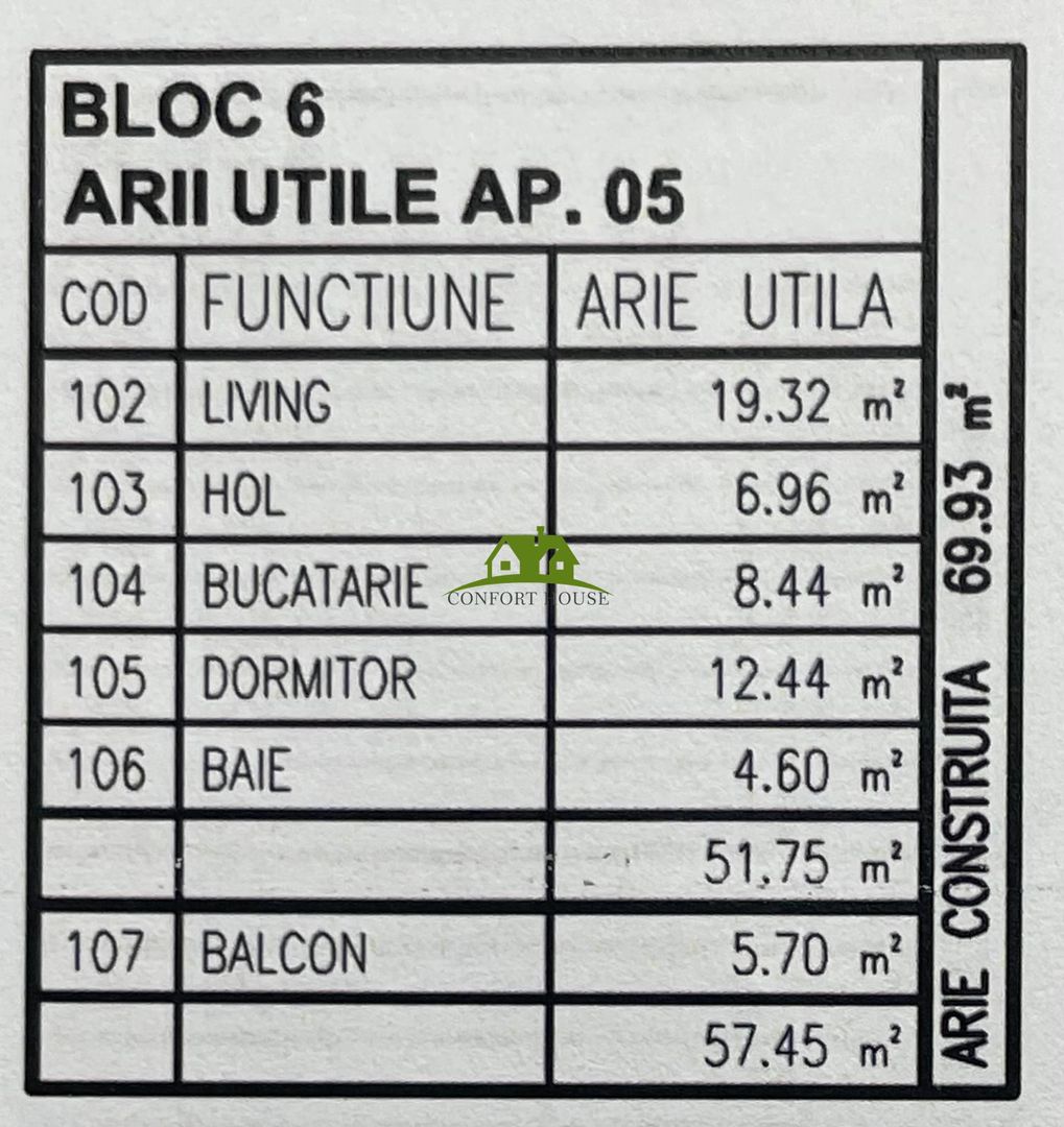 Apartament 2 camere, bloc nou, P+3, Ap.05, et.1, Bl.6 - CP2462206 - Poză 7