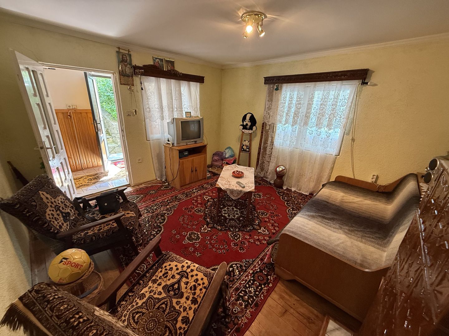 Casă parter+mansarda 80 mp+ teren intravilan 476 mp Sotrile Prahova ! - Poză 14