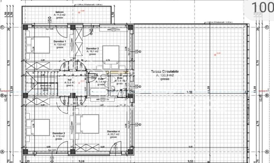 Casa  Exclusivista cu piscina si 1200 mp de teren, in Cisnadie - Schiță 15