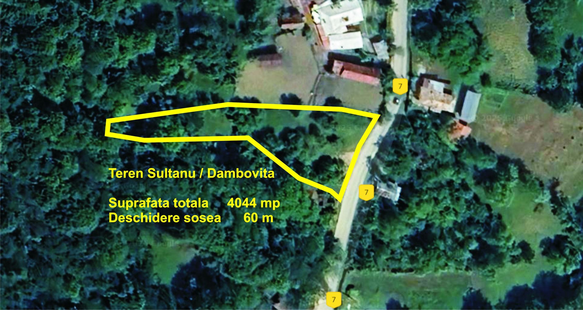 DAMBOVITA - VISINESTI - SULTANU, TEREN 4044 mp, pretabil investitie - Poză 1