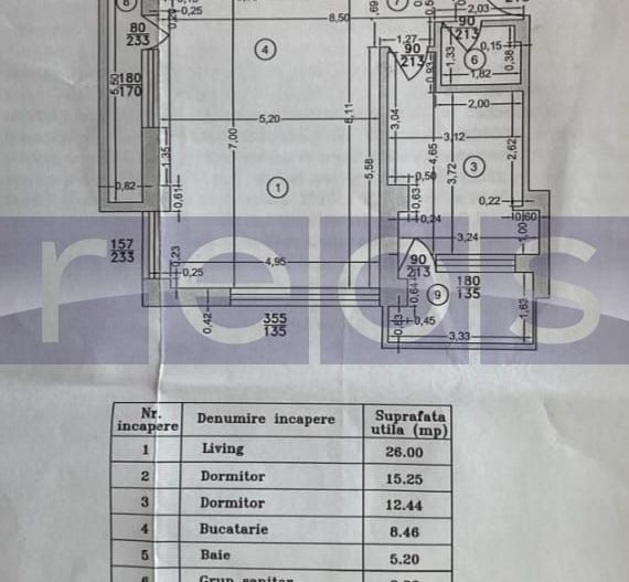 VANZARE3 CAMERE DECOMANDAT - 4 MIN -METROU -MIHAI BRAVU - Poză 9