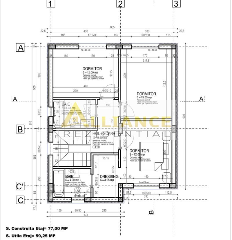 Casa Individuala - 5 camere 3 bai - Teren 300 MP - Poză 14