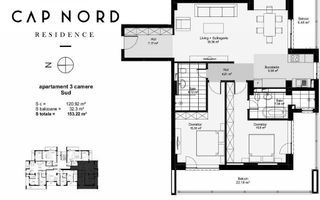 APARTAMENT BANEASA // CAP NORD RESIDENCE // LUX // MOBILAT - Poză 2