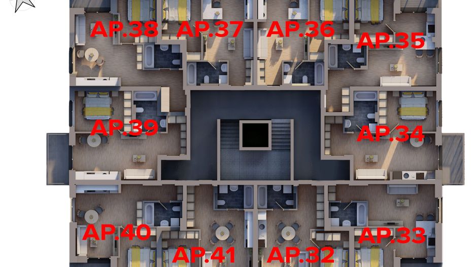 Apartament nou ARED, 40 mp utili – Direct de la dezvoltator - Poză 5