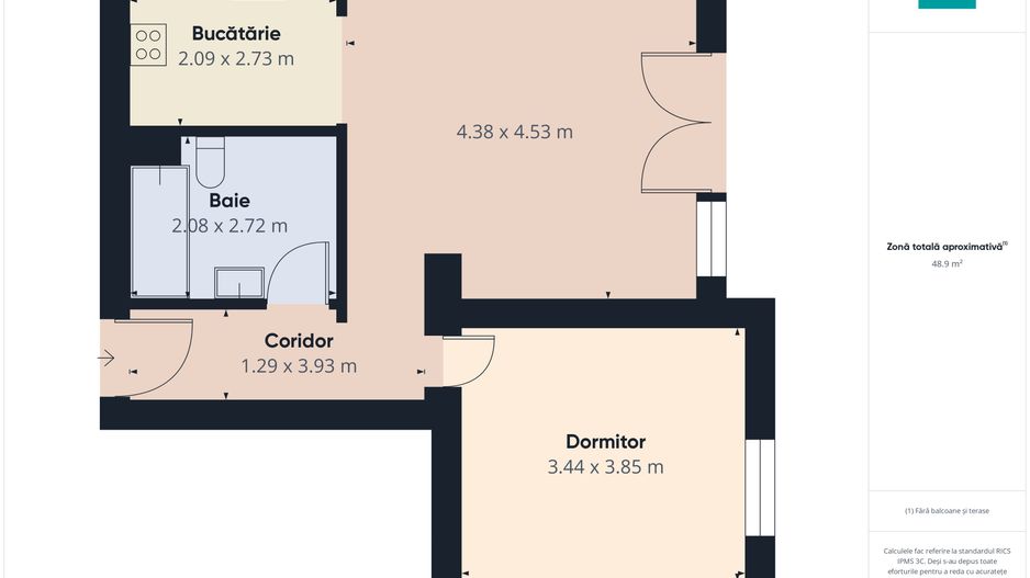 Apartament cu 2 camere | Spectaculos | Dumbrăvița - Poză 6