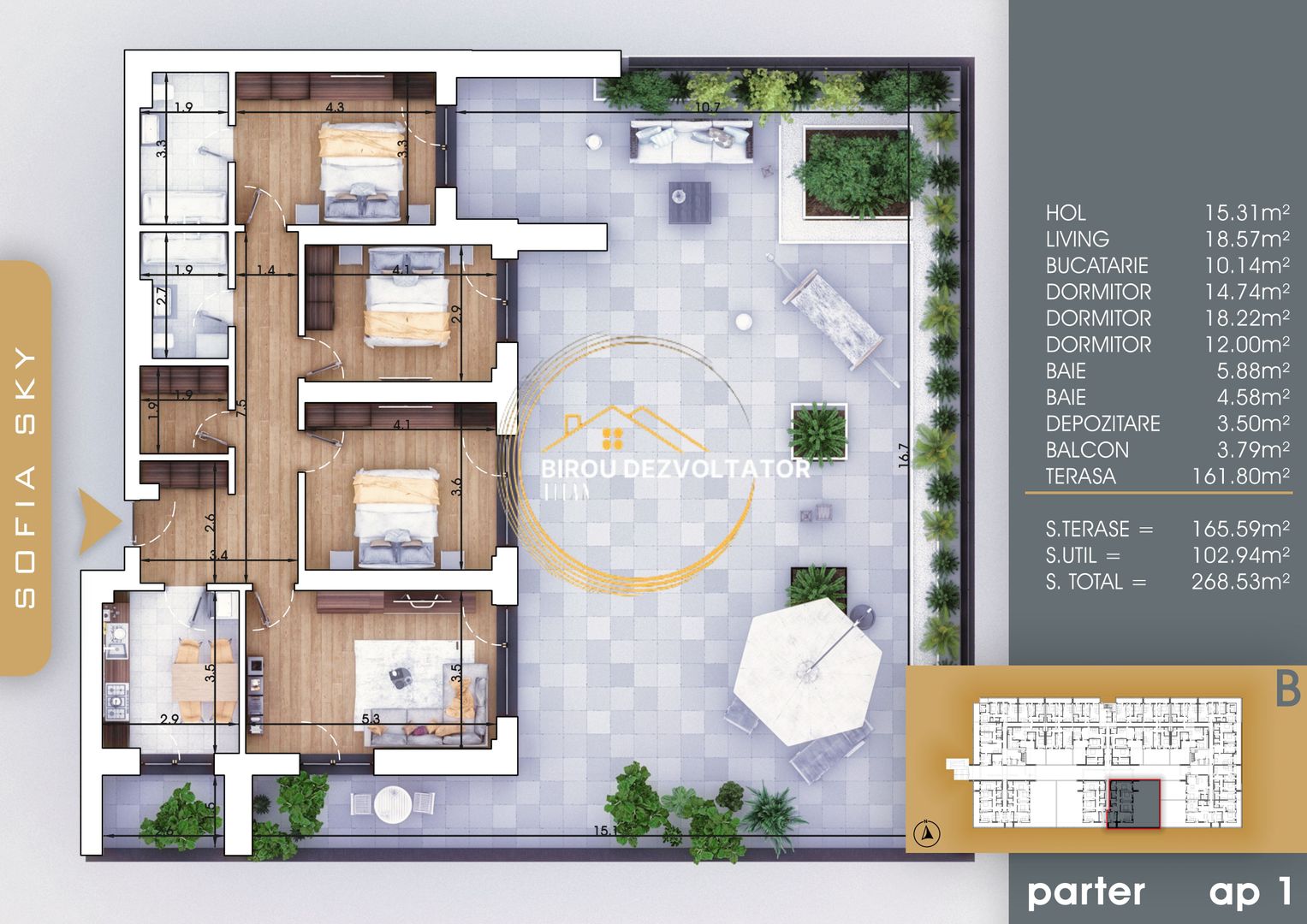 Vedere libera Promo FINALIZAT Pallady metrou 8 minute Decomandat Mare - Poză 5