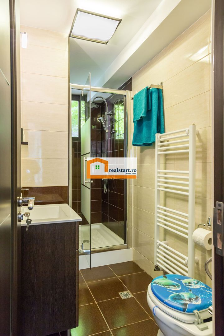 View munte,Studio Azuga, Ideal Investitie aparthotel, mobilat&utilat - Poză 17