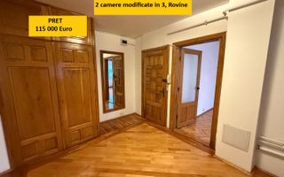 2 camere modificate in 3, etaj 2/4, centrala, Rovine - 115 000 Euro - Poză 20