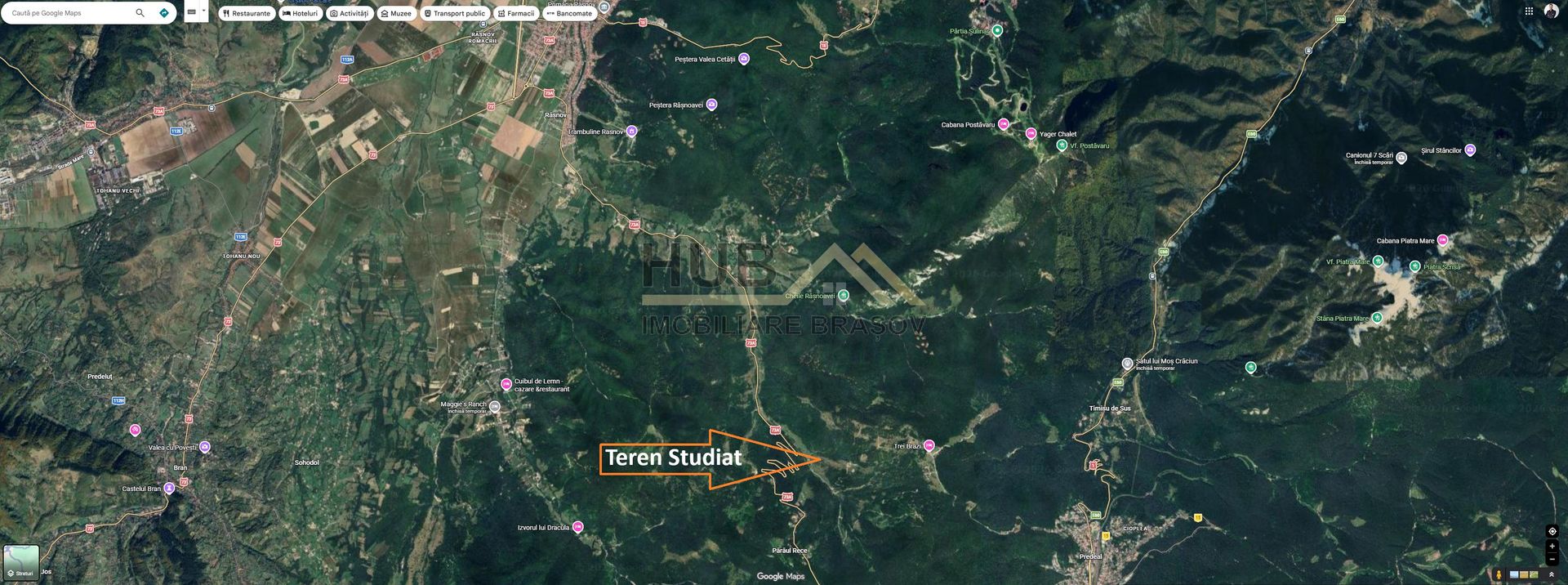 Teren 5.300 mp_Rasnov - zona Paraul Rece | Extravilan | Curent - Poză 2