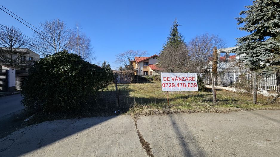 Teren intravilan 300mp, dubla deschidere, str Drumul Negru, Pipera - Poză 1