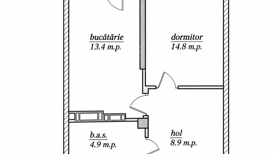 Vânzare, apartament, 1 cameră, str. Nicolae Dimo, Durlești. - Poză 2