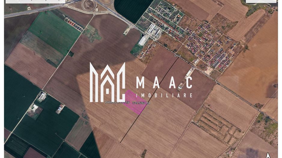 Teren extravilan 55.262 mp | Periferie | acces la stradă - Poză 1