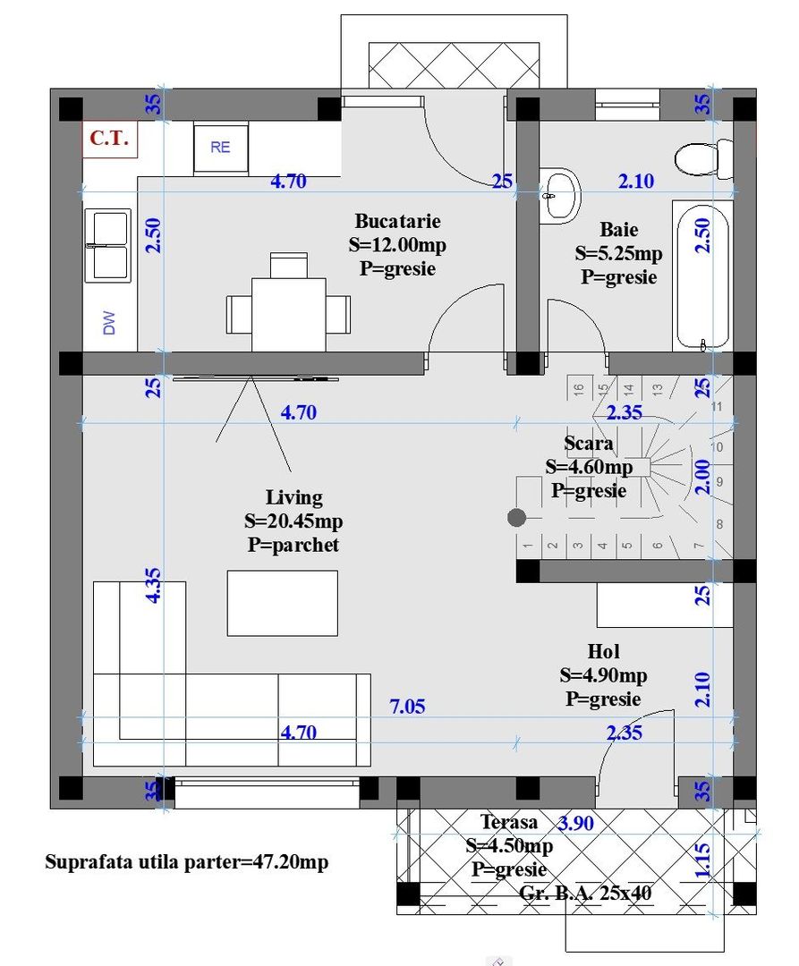 APARTAMENT 4 CAMERE 2 BAI GRADINA PACURARI REDIU - Poză 7