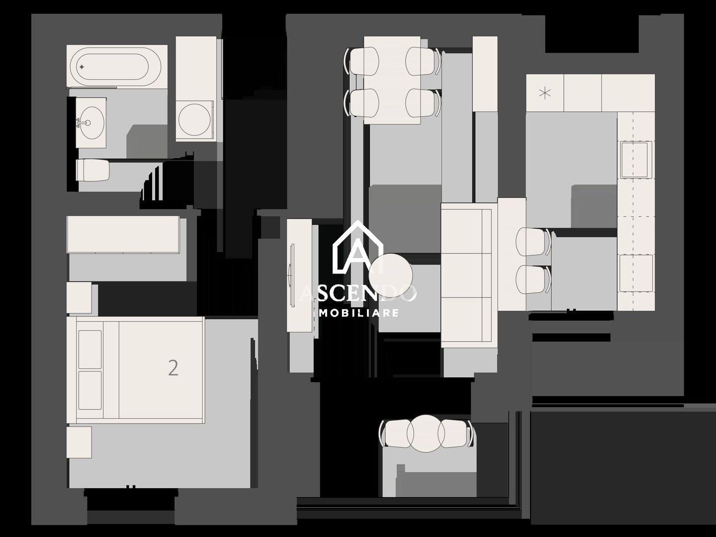 AFI Home North - Apartament 2 camere, cu balcon, etaj 8, pet friendly - Poză 6