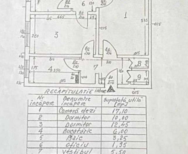 Apartament 3 camere bloc anvelopat metrou Raul Doamnei Drumul Taberei - Schiță 7