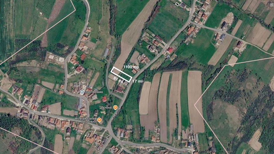 Teren intravilan 1100 mp – Hidișelul de Jos, cu utilități la limită - Poză 4