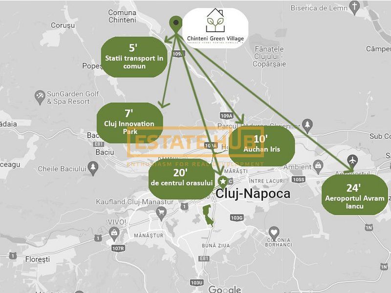 Direct de la Dezvoltator, Duplexuri, 5 camere, Valea Chintaului - Poză 8