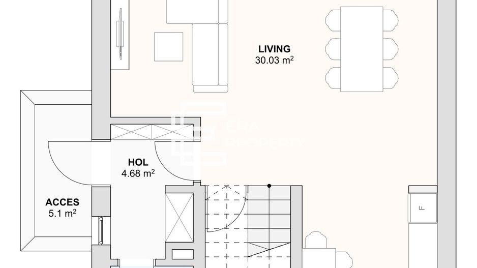 Casă individuală | 4 camere, 3 băi | teren 476mp |Șura Mică (zonă Sala de Sport) - Schiță 8