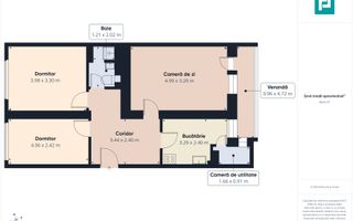 Apartament cu 3 camere decomandat, Str. Horia - Poză 10