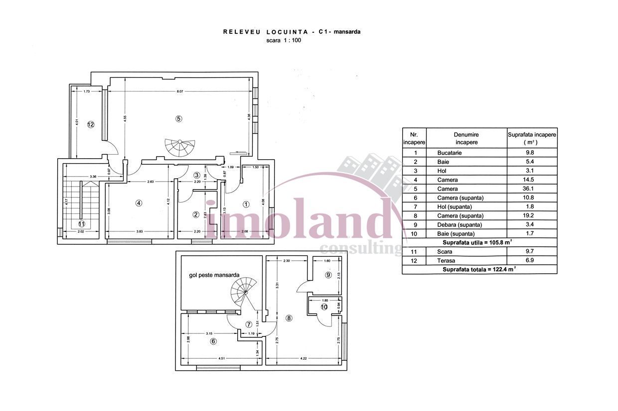 Imobil office | locuinta - Piata Floreasca-Parcul Cinema Floreasca - Schiță 46