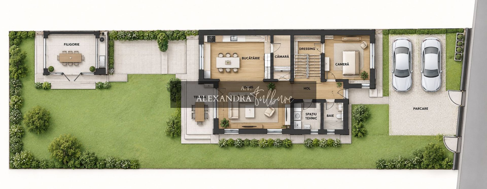 Casa individuala NZEB, 5 camere, 3 bai, finisata, P+ET+POD, Someseni - Poză 6