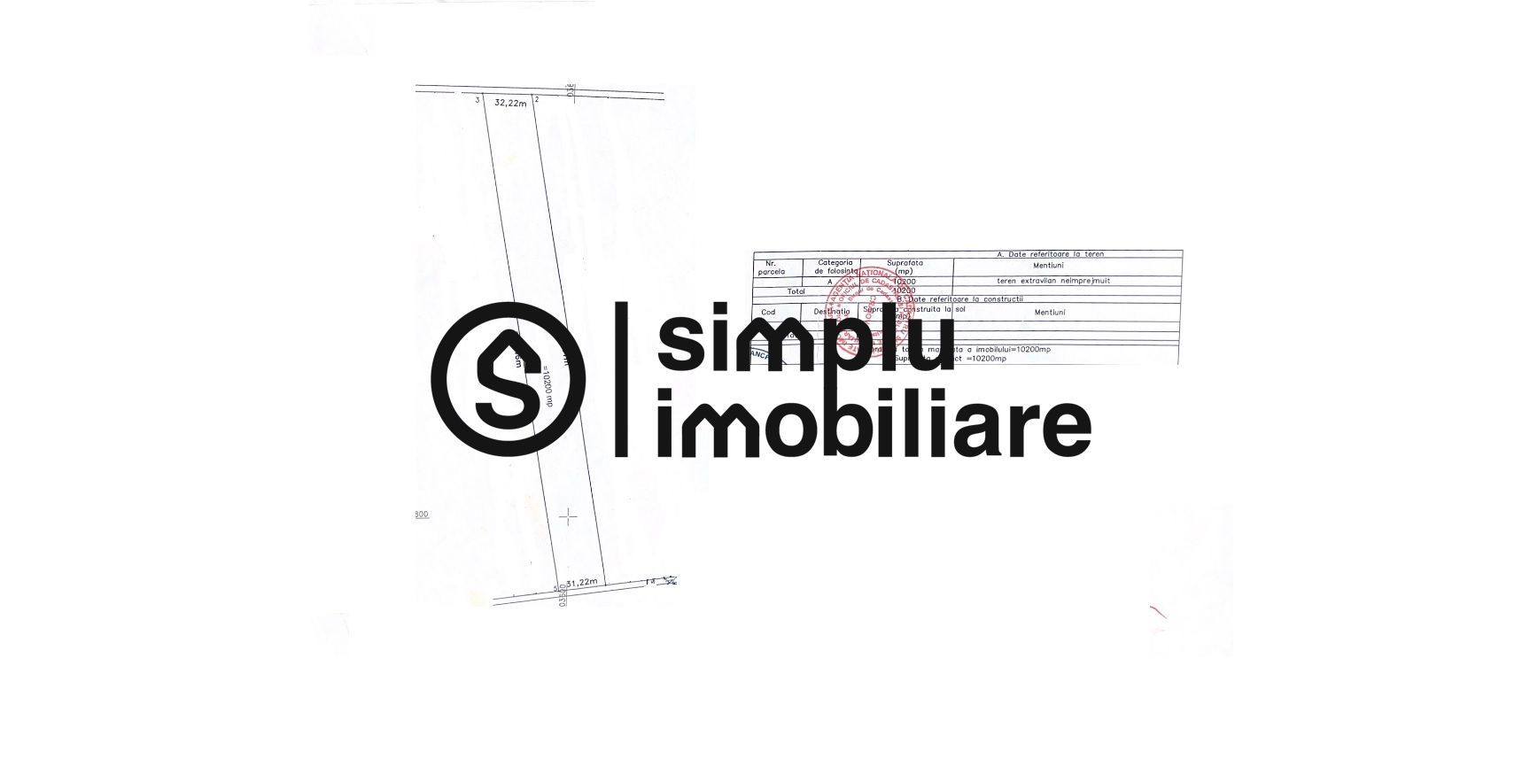 POTENTIAL INVESTITIE!! Teren 10.200 MP Intrare Dudovicesti - Schiță 1