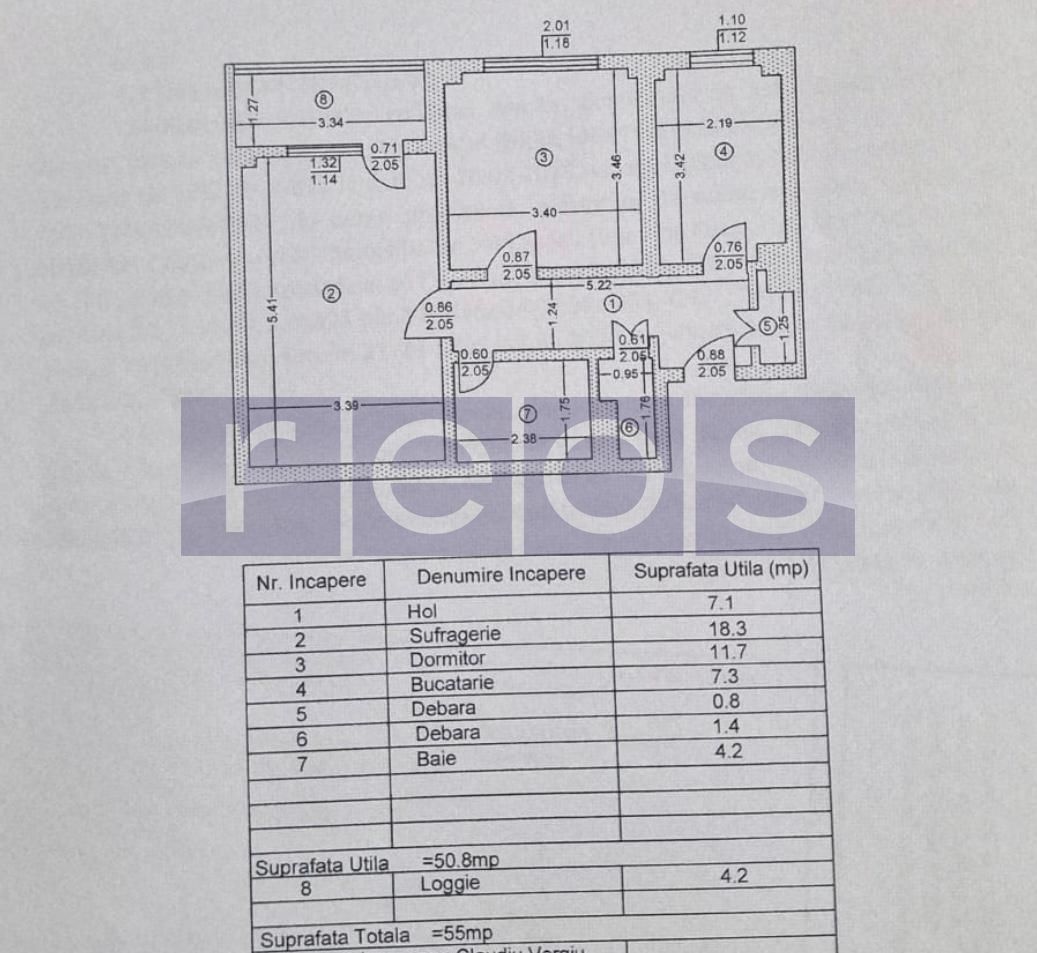 DE VANZARE APARTAMENT 2 CAMERE|2 MINUTE DE METROU GORJULUI |BALCON CU PRIVELISTE - Poză 8