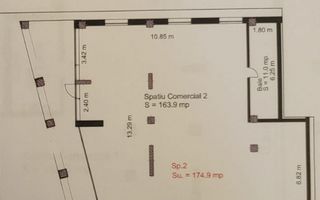 Spatiu comercial de inchiriat pe Calea Surii Mici-176mp- Finisat Cheie - Poză 4