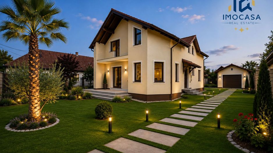 Eleganta, Confortul, Calitatea, liniste Vila P+M Garaj Pecica Arad - Poză 27