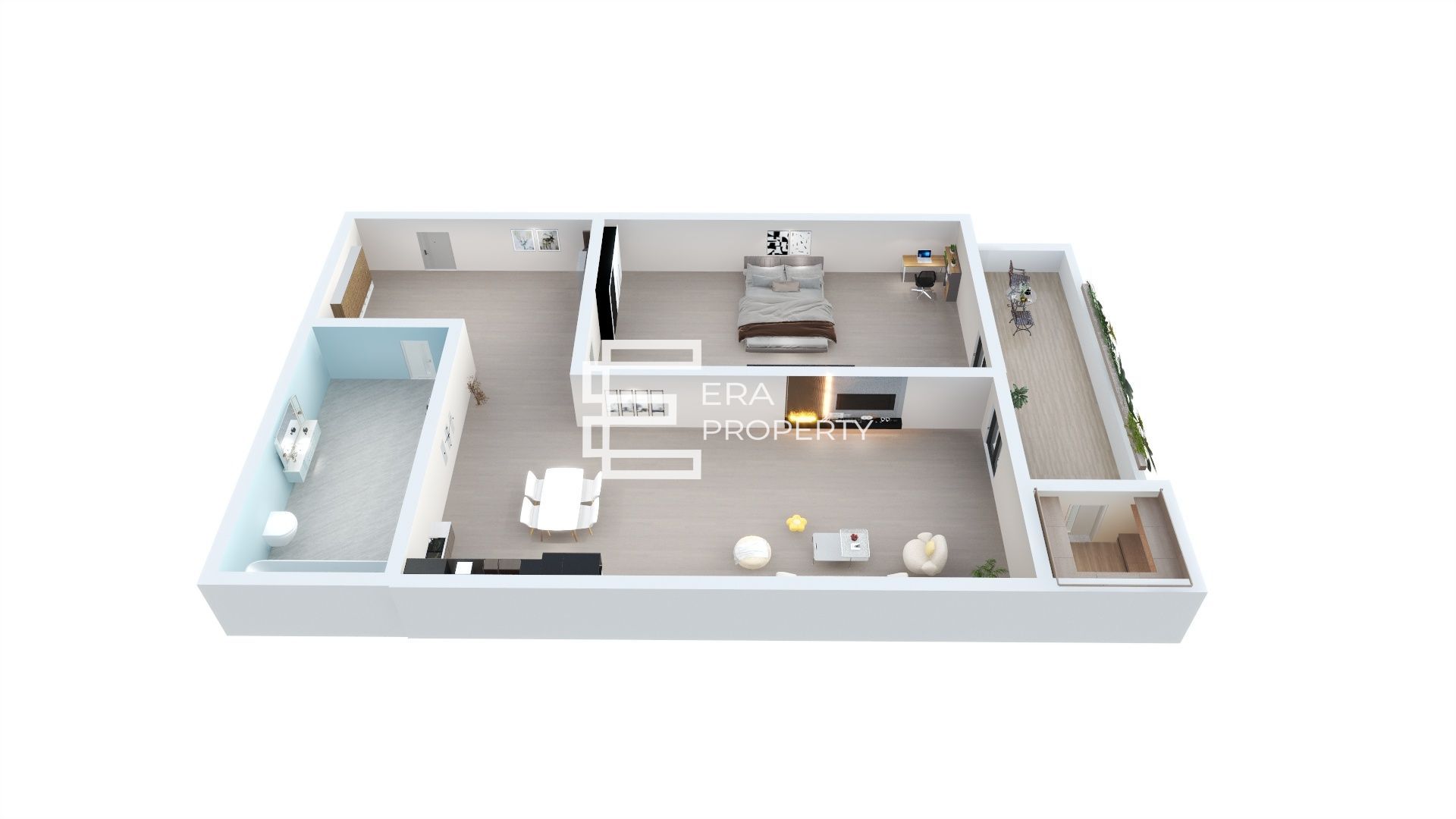 Apartament 2 camere- 43.63 mp -in Sibiu - Lacul lui Binder - Poză 13