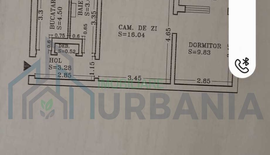 Apartament 2 camere, Iași, Rond Zimbru – parter, intrare separată, centrală proprie - Poză 1