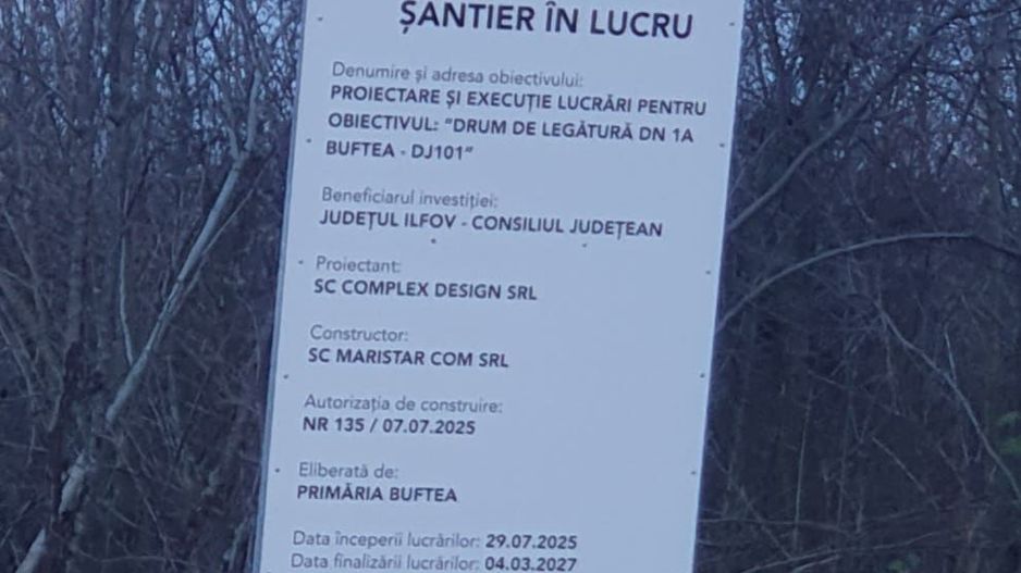 Vând teren construibil 1000 mp lângă pădure Buftea - Poză 4