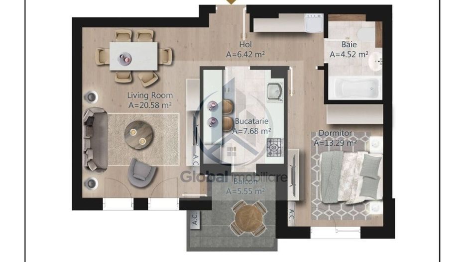Direct Proprietar / 2 camere / H Pipera Lake - Poză 7